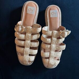DV Dolce Vita Raffia Mules